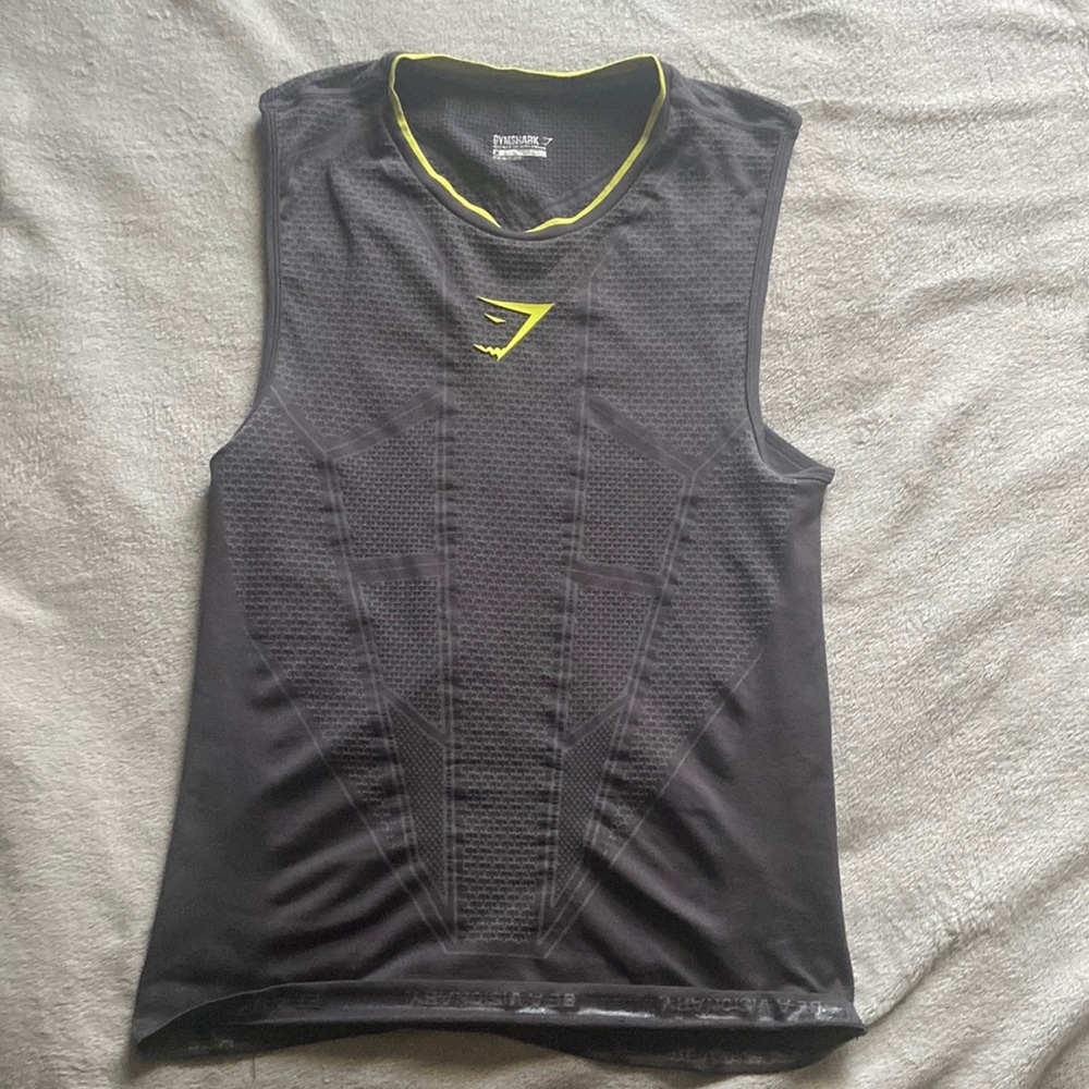 Gymshark ONYX V1 tank YELLOW/BLACK